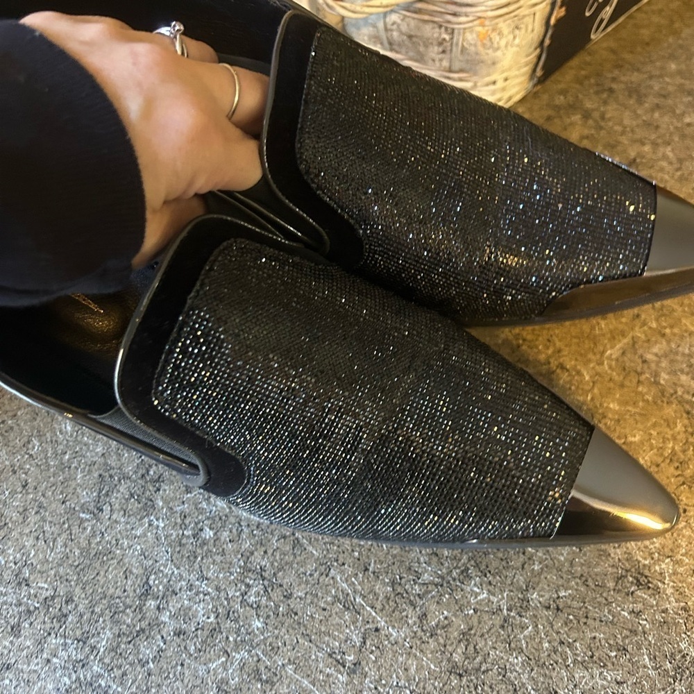Enzo Romeo Crisiano Men Rhinestone Chrome Toe Suede
Pointy Dress Loafer 12 - Picture 15 of 15